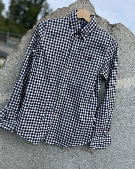Košile dámská Ralph Lauren SLIM FIT kostkovaná